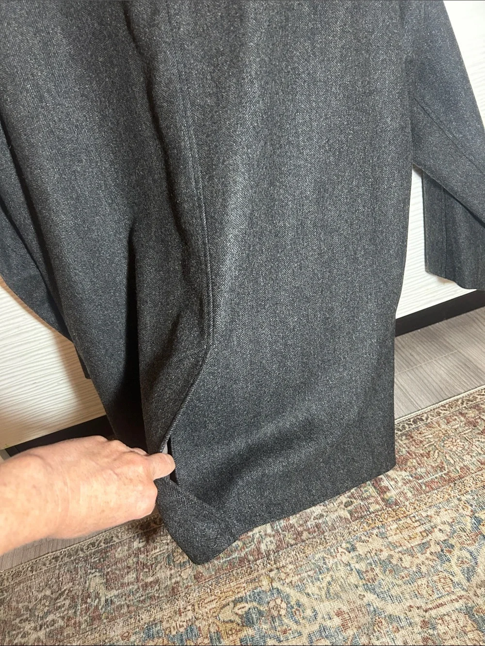 NWT Men's Abercrombie Wool Pea Coat, Premium Collection, XXL fits like XL/XXL